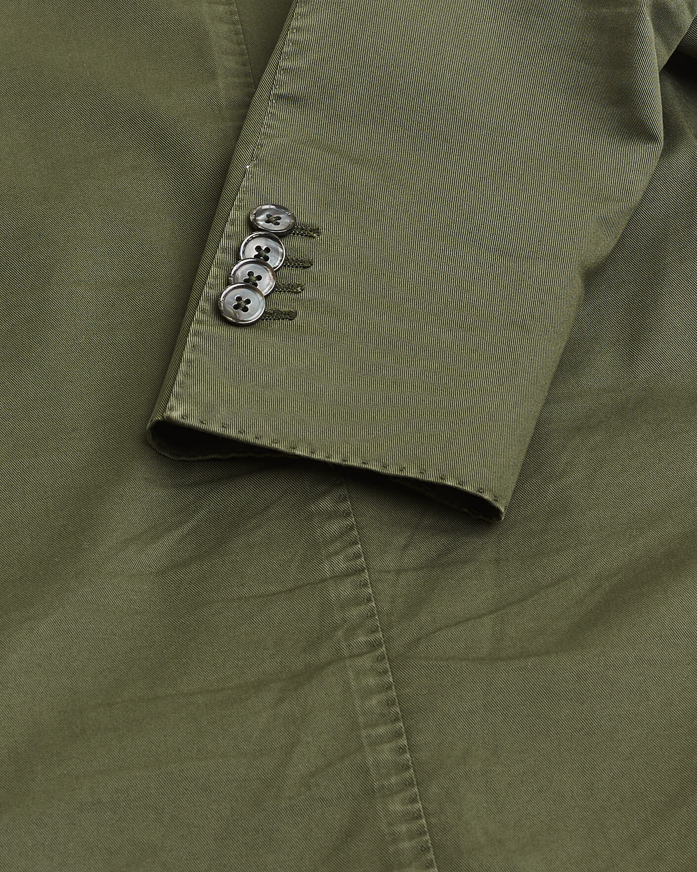 Herre | Pre-owned Blazere | Pre-owned | L.B.M. 1911 Jack Regular Fit Cotton Stretch Blazer Green 46