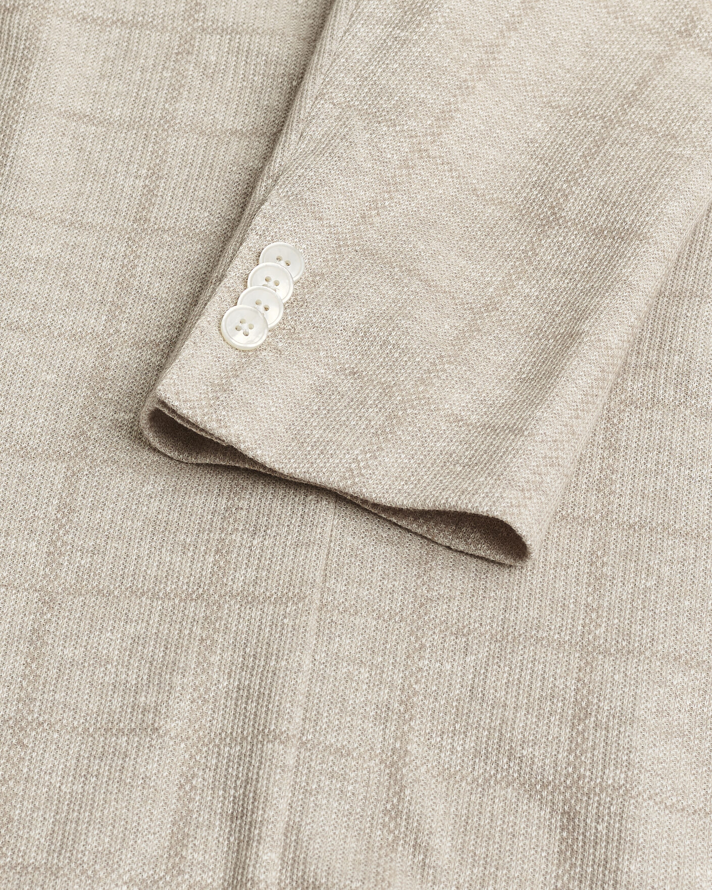 Herre | Pre-owned Blazere | Pre-owned | BOSS BLACK Hanry Checked Jersey Patch Pocket Blazer Open White 52