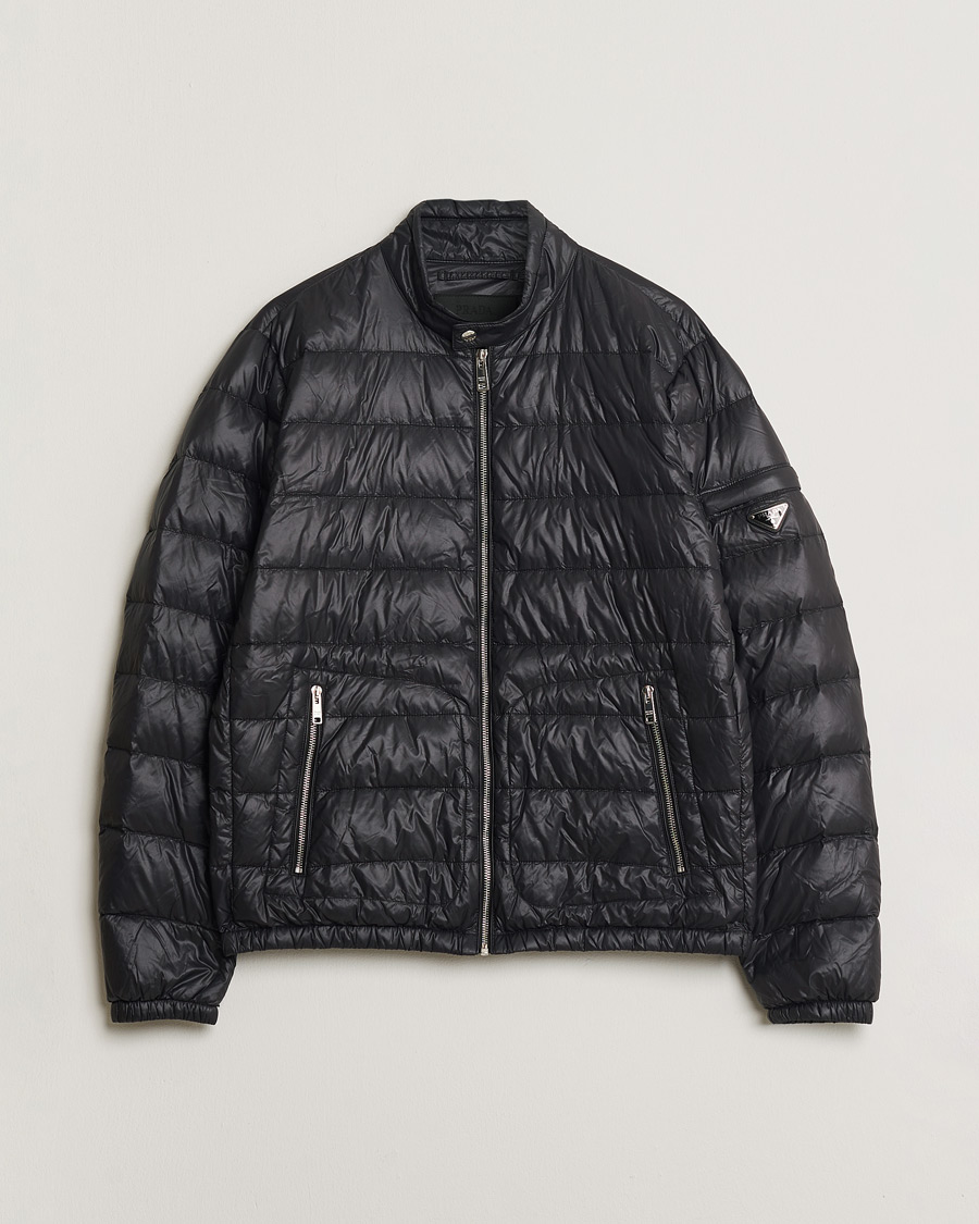 Herre | Pre-owned Jakker | Pre-owned | Prada Lightweight Nylon Down Jacket Black 54