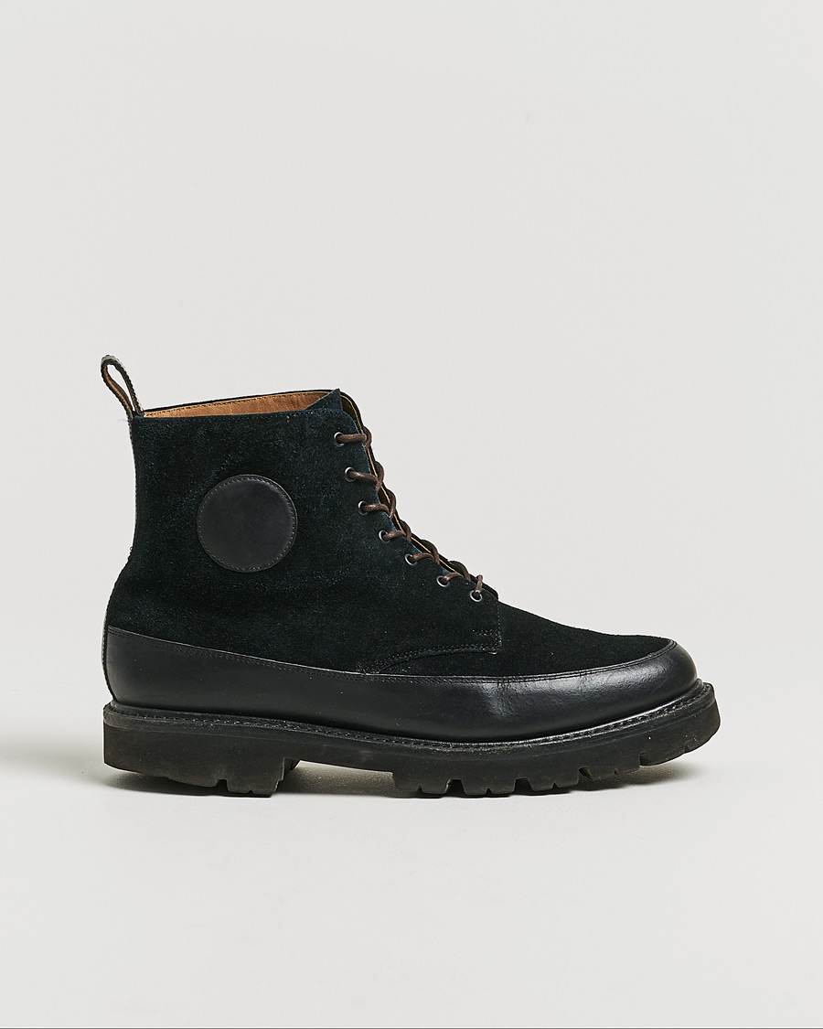 Herre | Grenson Anton Suede Boot Black UK7 - EU41 | Pre-owned | Grenson Anton Suede Boot Black UK7 - EU41