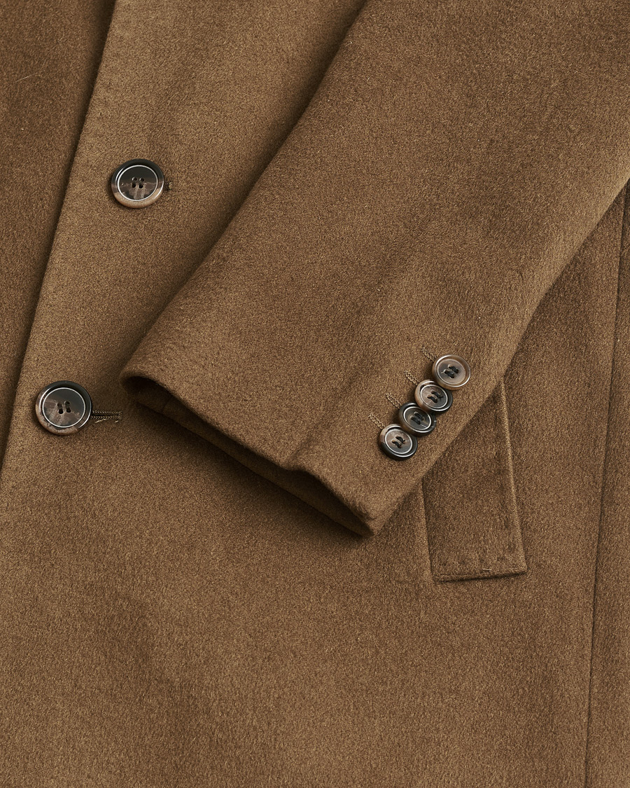 Herre | Pre-owned Jakker | Pre-owned | Sand Copenhagen Cashmere Blend Coat Brown 48