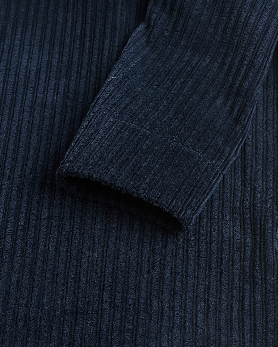 Herre | Pre-owned Skjorter | Pre-owned | The Gigi Corduroy Overshirt Navy 48