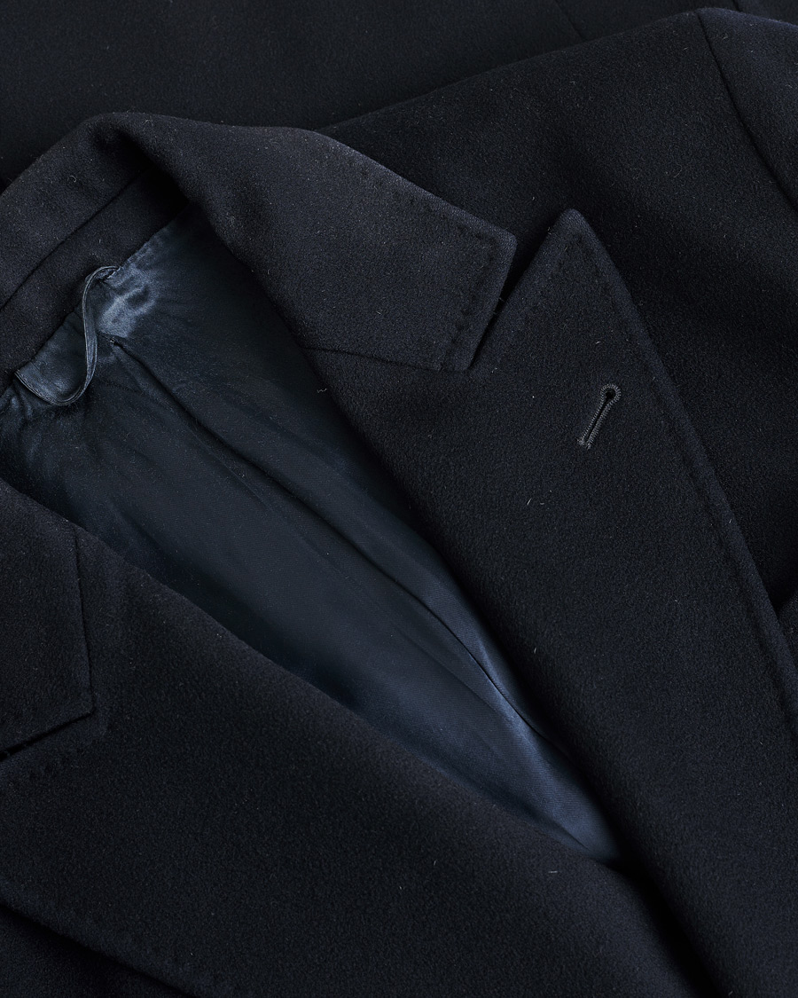 Herre | Pre-owned Jakker | Pre-owned | Aspesi Double Breasted Wool Coat Navy M
