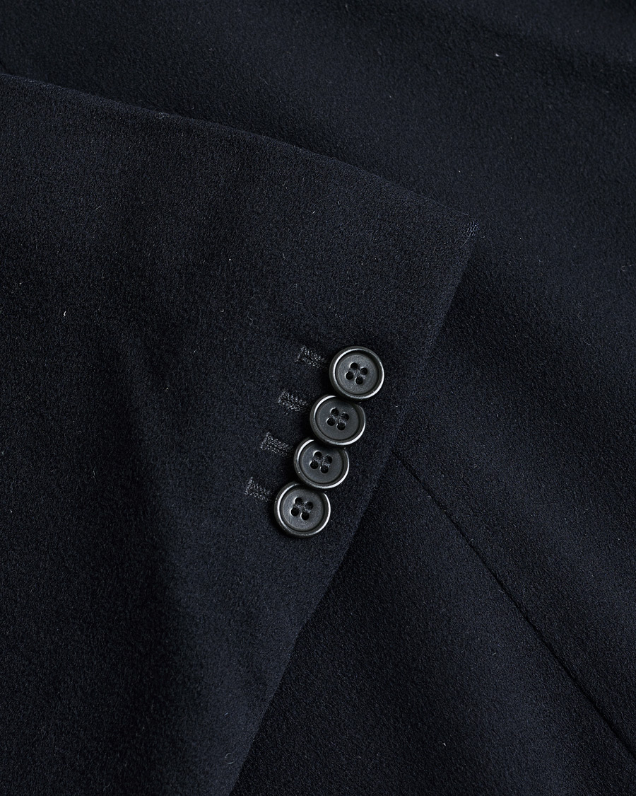Herre | Pre-owned Jakker | Pre-owned | Aspesi Double Breasted Wool Coat Navy M