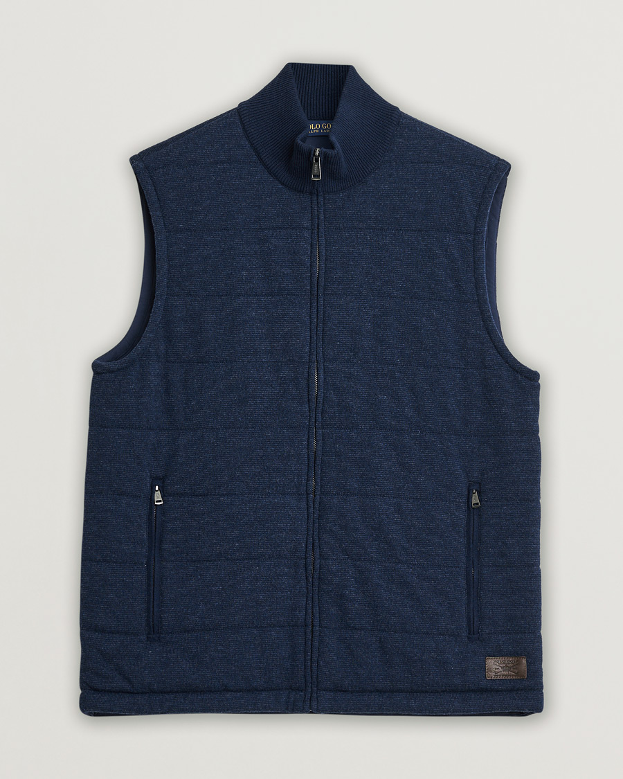 Herre | Pre-owned Jakker | Pre-owned | Polo Golf Knitted Wool Vest Navy L