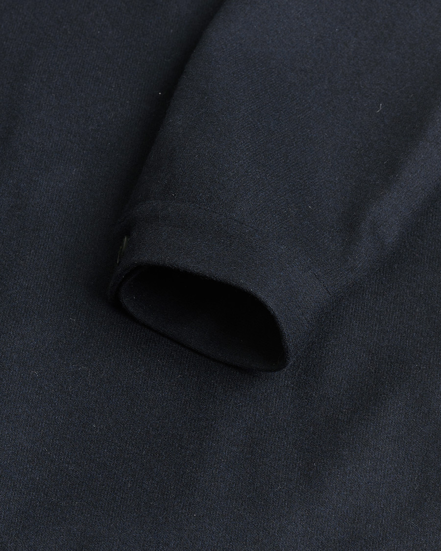 Herre | Pre-owned Jakker | Pre-owned | Sunspel Boiled Wool Jersey Jacket Navy M