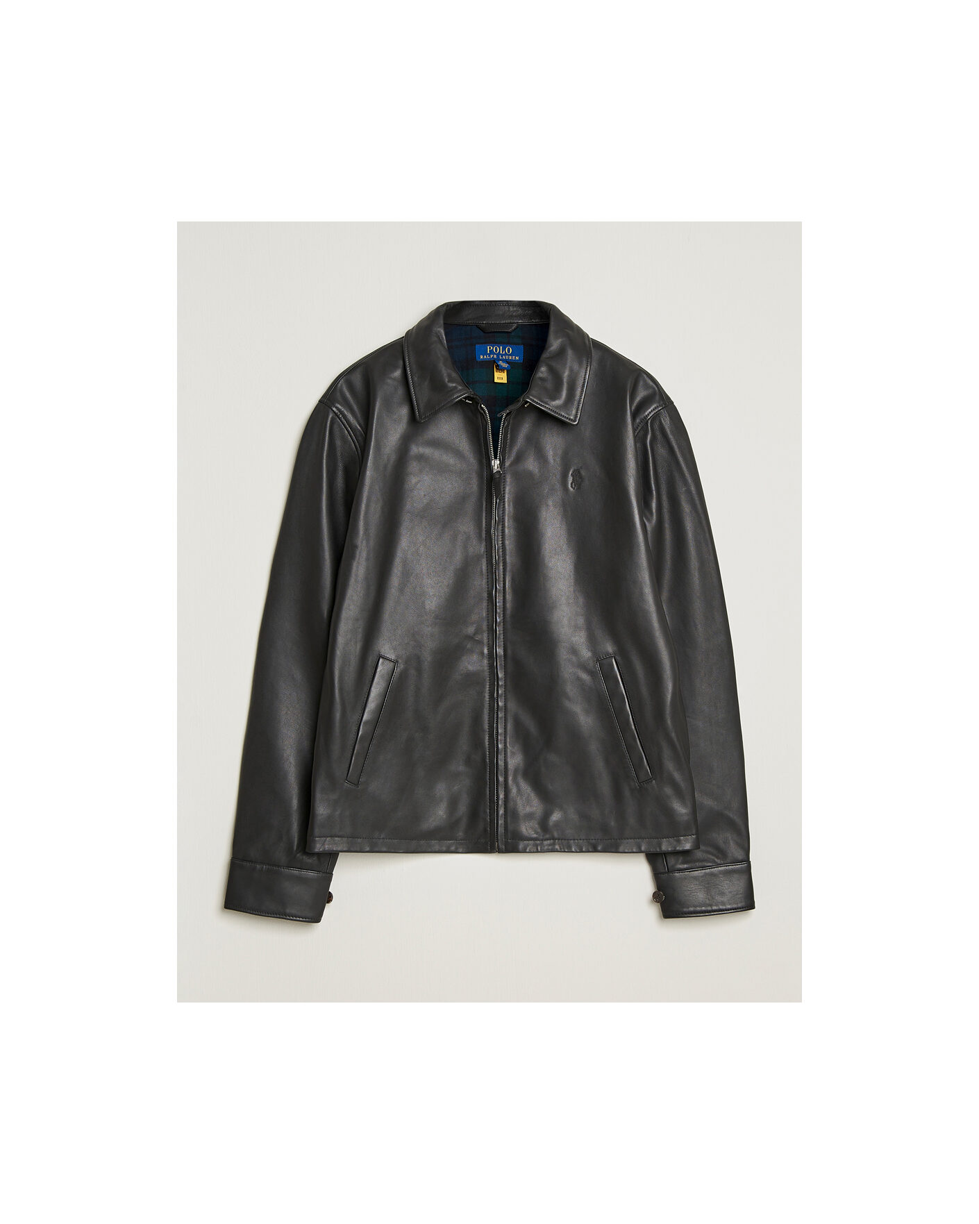 Herre | Pre-owned Jakker | Pre-owned | Polo Ralph Lauren Maxwell Windbreaker Leather Jacket Polo Black L