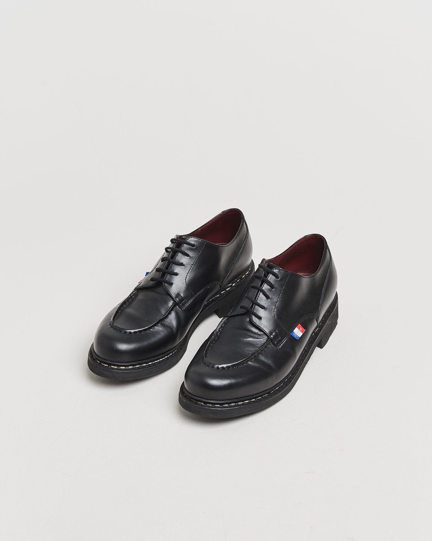 Herre | Pre-owned Randsyede sko | Pre-owned | Paraboot Chambord Derby BBR Black UK8,5 - EU42,5