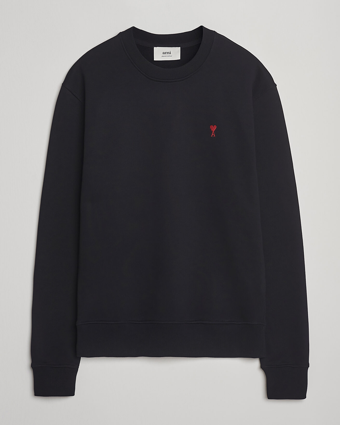 Herre | Pre-owned Trøjer | Pre-owned | AMI Heart Logo Sweatshirt Black M