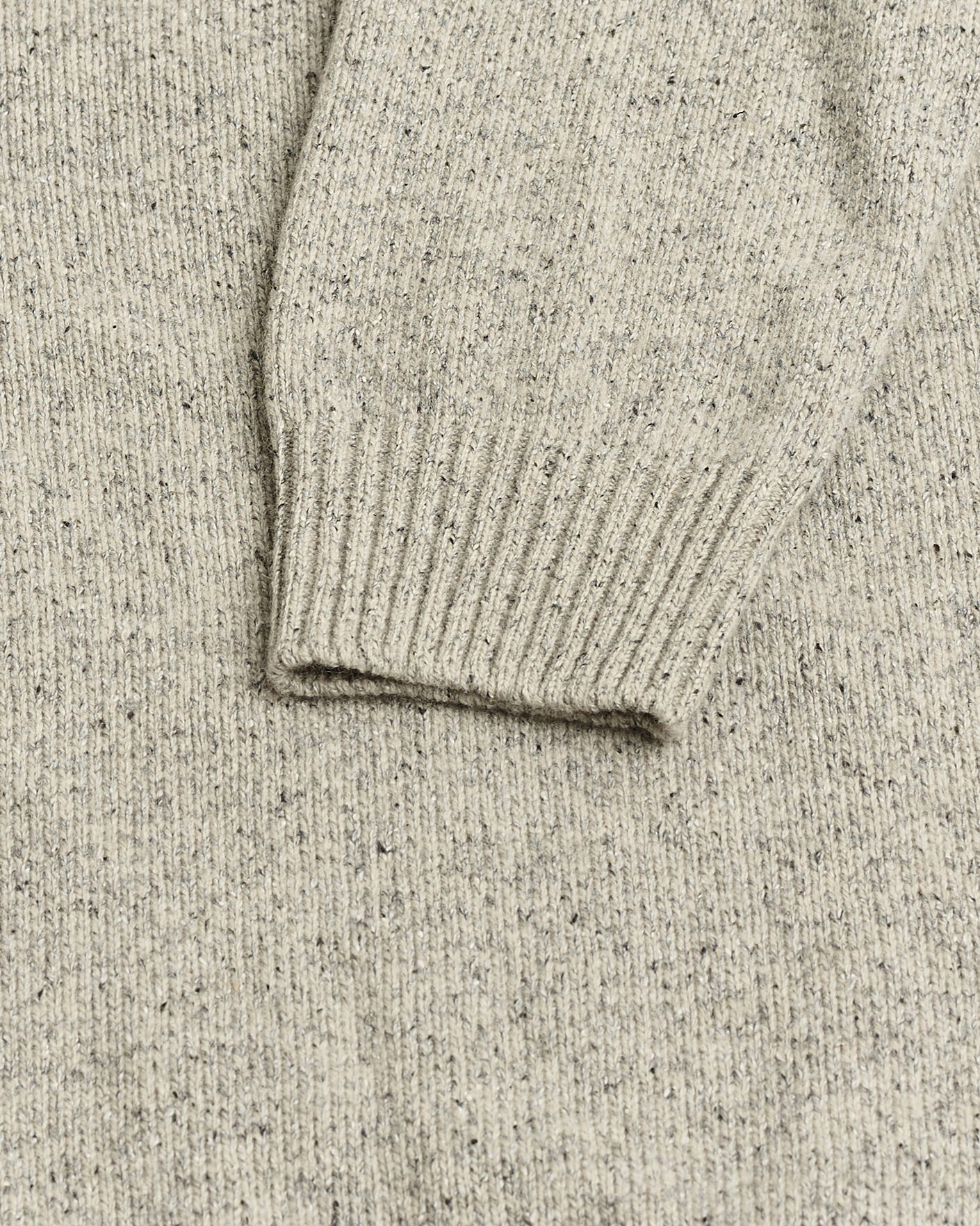 Herre | Pre-owned Trøjer | Pre-owned | Gran Sasso Cashmere & Silk Blend Crew Neck Grey Melange 48