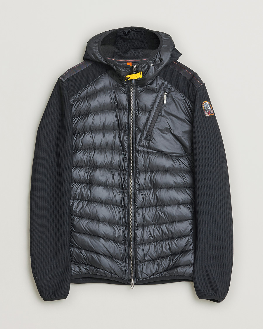 Herre | Pre-owned Jakker | Pre-owned | Parajumpers Nolan Warm Up Hybrid Hooded Jacket Black