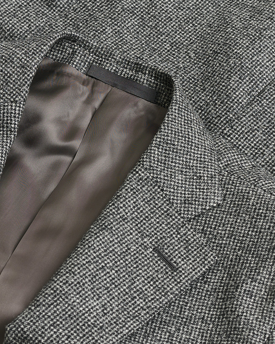 Herre | Pre-owned Jakkesæt | Pre-owned | Caruso Houndstooth Wool Suit Grey 50