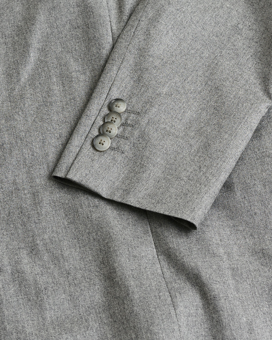 Herre | Pre-owned Jakkesæt | Pre-owned | Rose & Born Flannel Wool Suit GRose & Born Flannel Wool Suit Grey 48ey 50