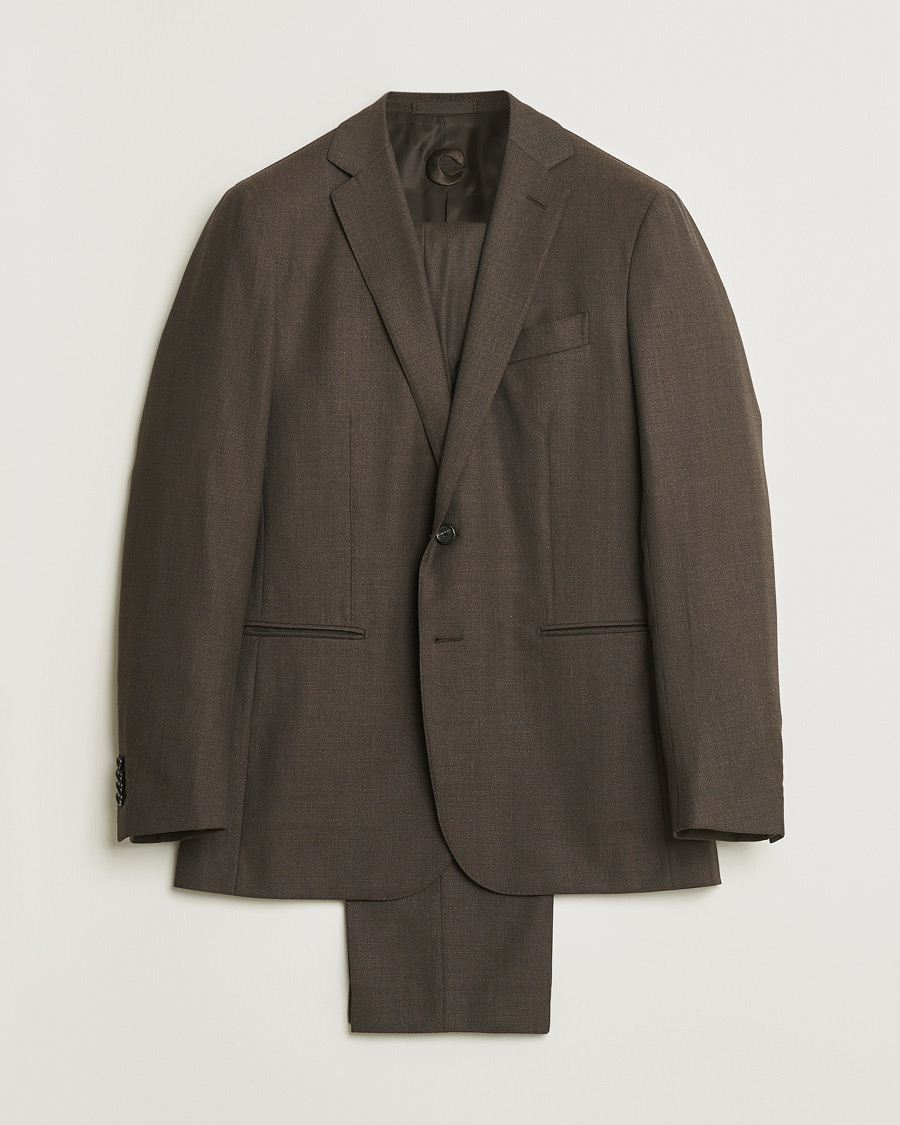 Herre | Pre-owned Jakkesæt | Pre-owned | Caruso Wool & Cashmere Suit Brown 48