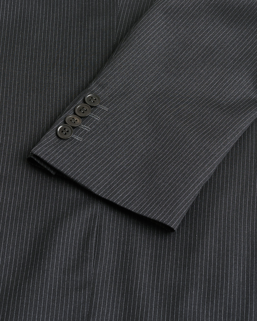 Herre | Pre-owned Jakkesæt | Pre-owned | Armani Collezioni Pinstriped Wool Suit Dark Grey 50