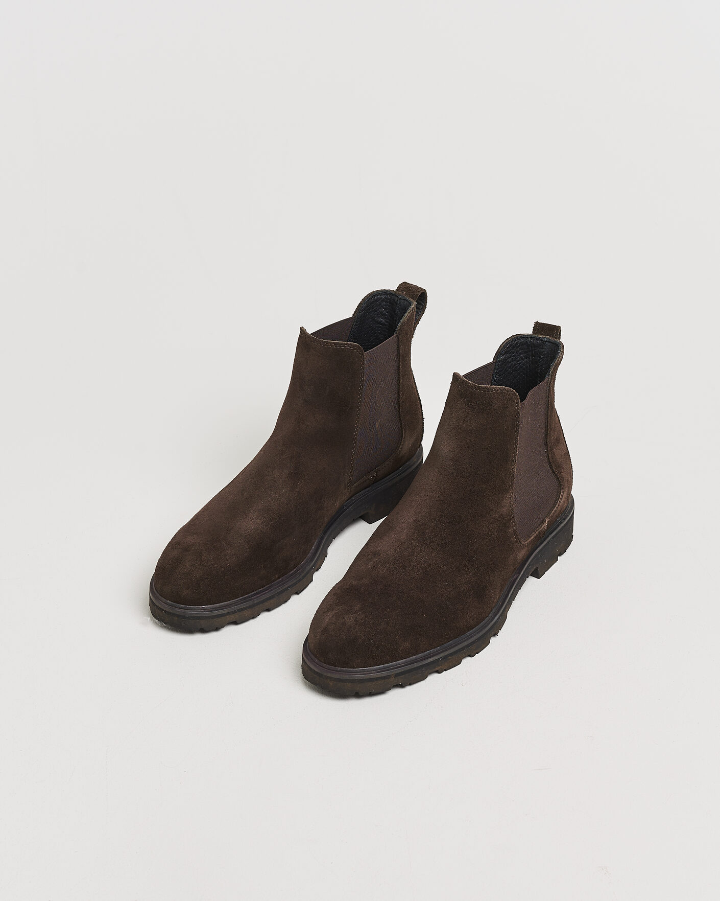 Herre | Pre-owned Sko | Pre-owned | UBR Thunder Chelsea Suede Boot Dark Brown 43