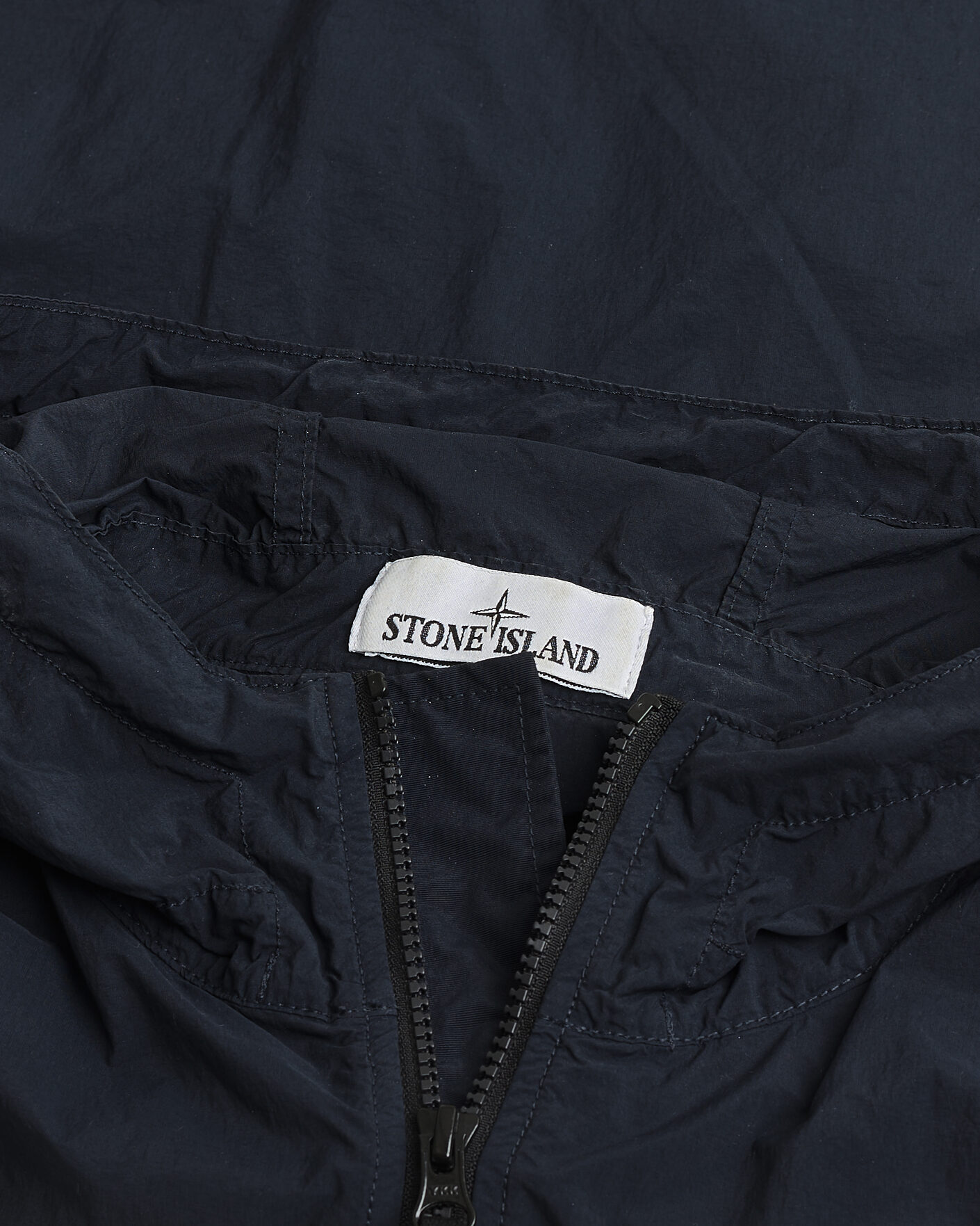 Herre | Pre-owned Jakker | Pre-owned | Stone Island Nylon Smerigliato-TC Short Parka Navy M