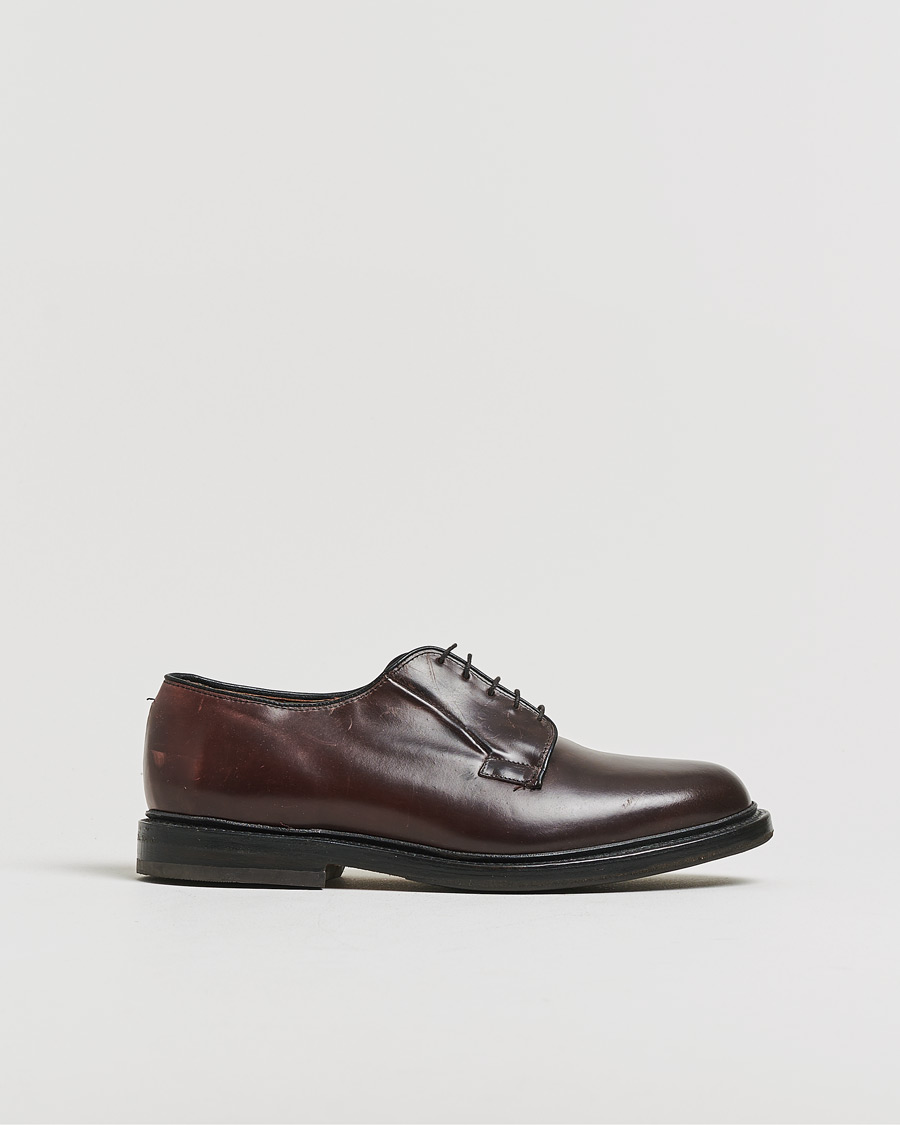 Herre | Pre-owned Randsyede sko | Pre-owned | Allen Edmonds Leeds Shell Cordovan Derby Burgundy US8,5 - EU42