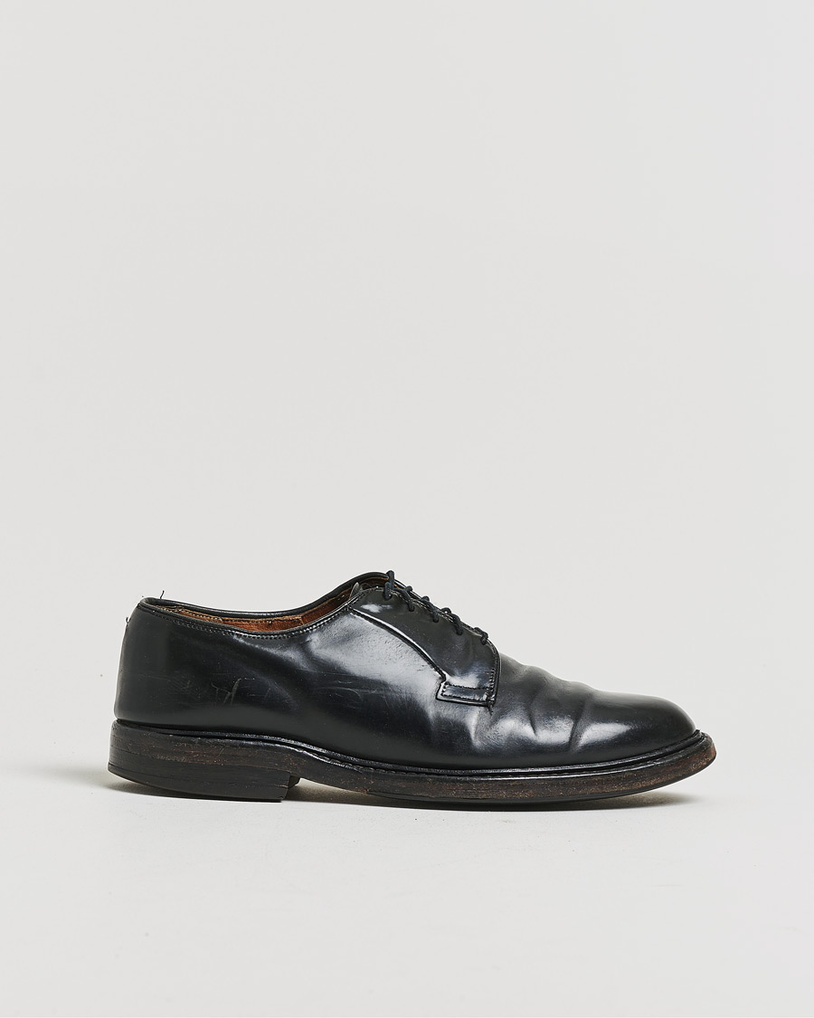 Herre | Pre-owned Randsyede sko | Pre-owned | Allen Edmonds Leeds Shell Cordovan Derby Black US8,5 - EU42