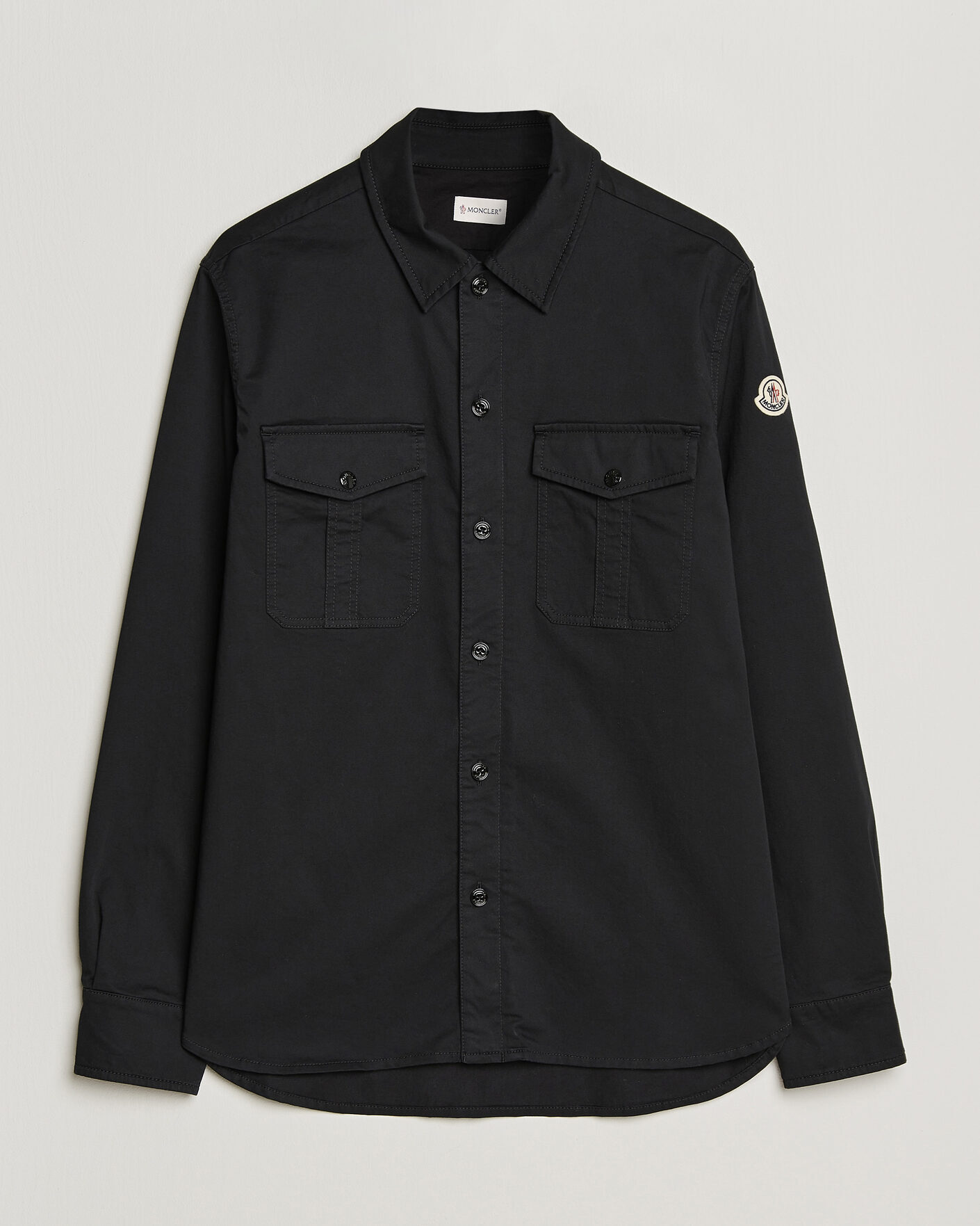 Herre | Pre-owned Skjorter | Pre-owned | Moncler Double Pocket Overshirt Black L