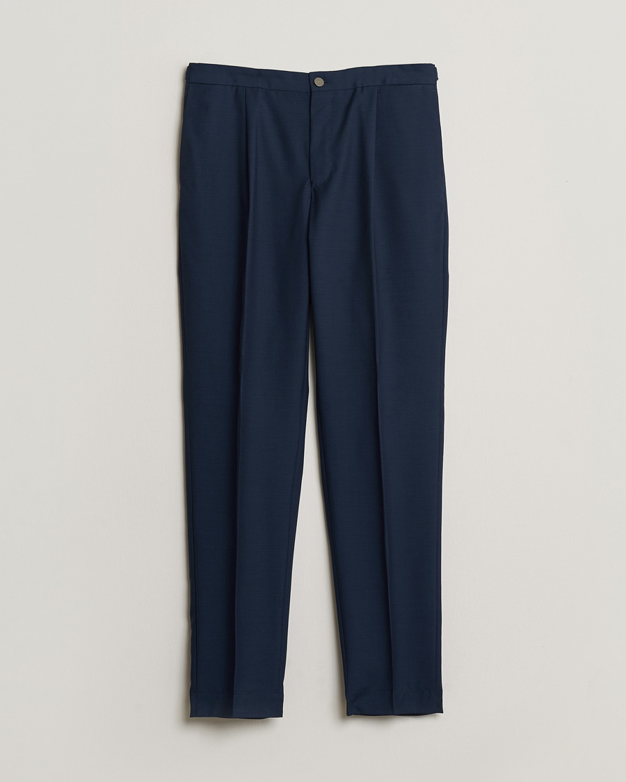 Herre | Pre-owned Bukser | Pre-owned | Incotex Tapered Fit Super 100s Wool Pants Navy 50