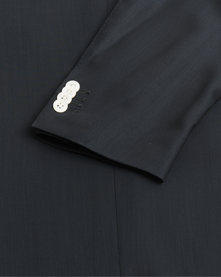 Herre | Pre-owned Blazere | Pre-owned | Canali Hopsack Wool Blazer Navy 50