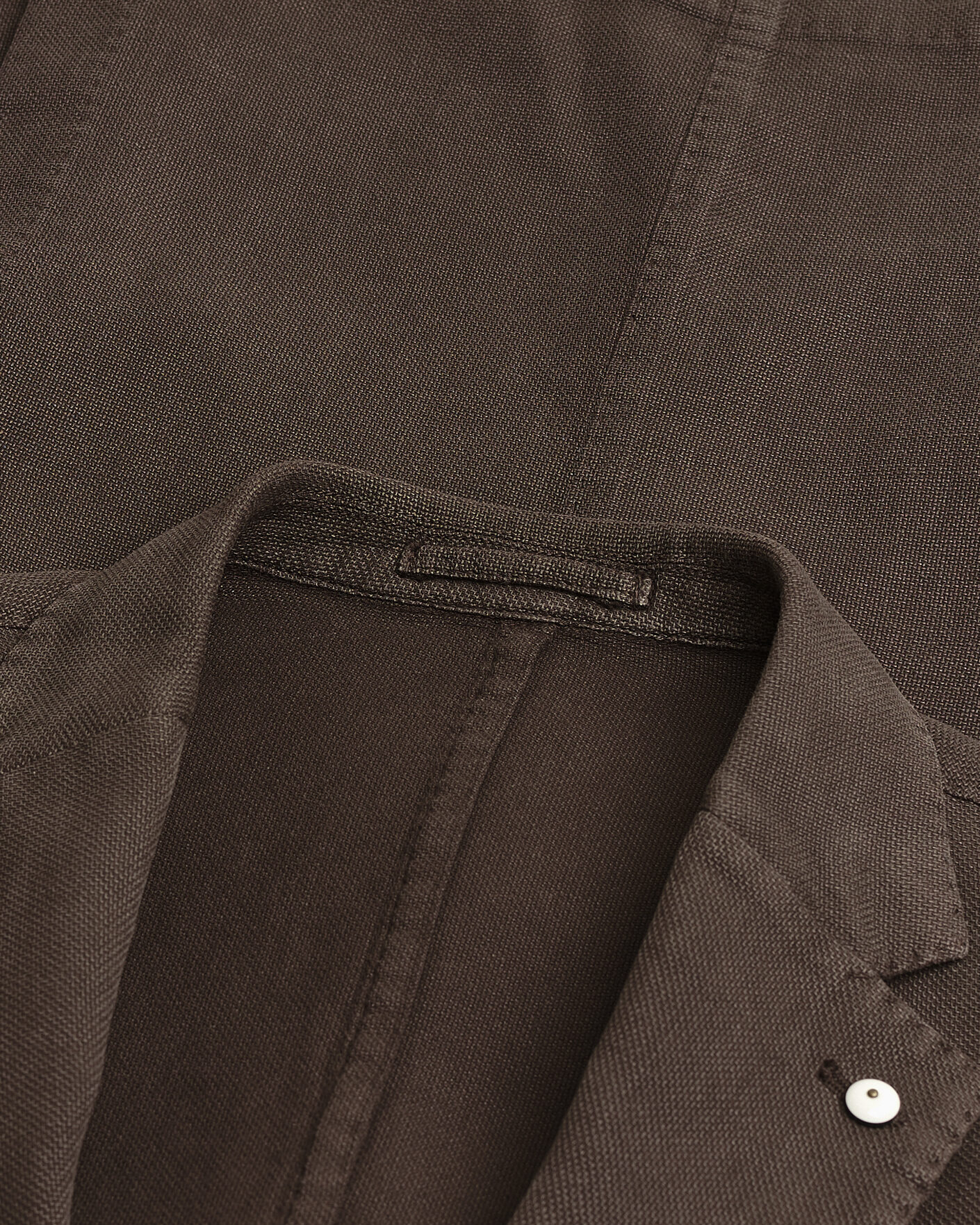 Herre | L.B.M. 1911 Jack Regular Fit Structured Cotton Blazer Brown 50 | Pre-owned | L.B.M. 1911 Jack Regular Fit Structured Cotton Blazer Brown 50