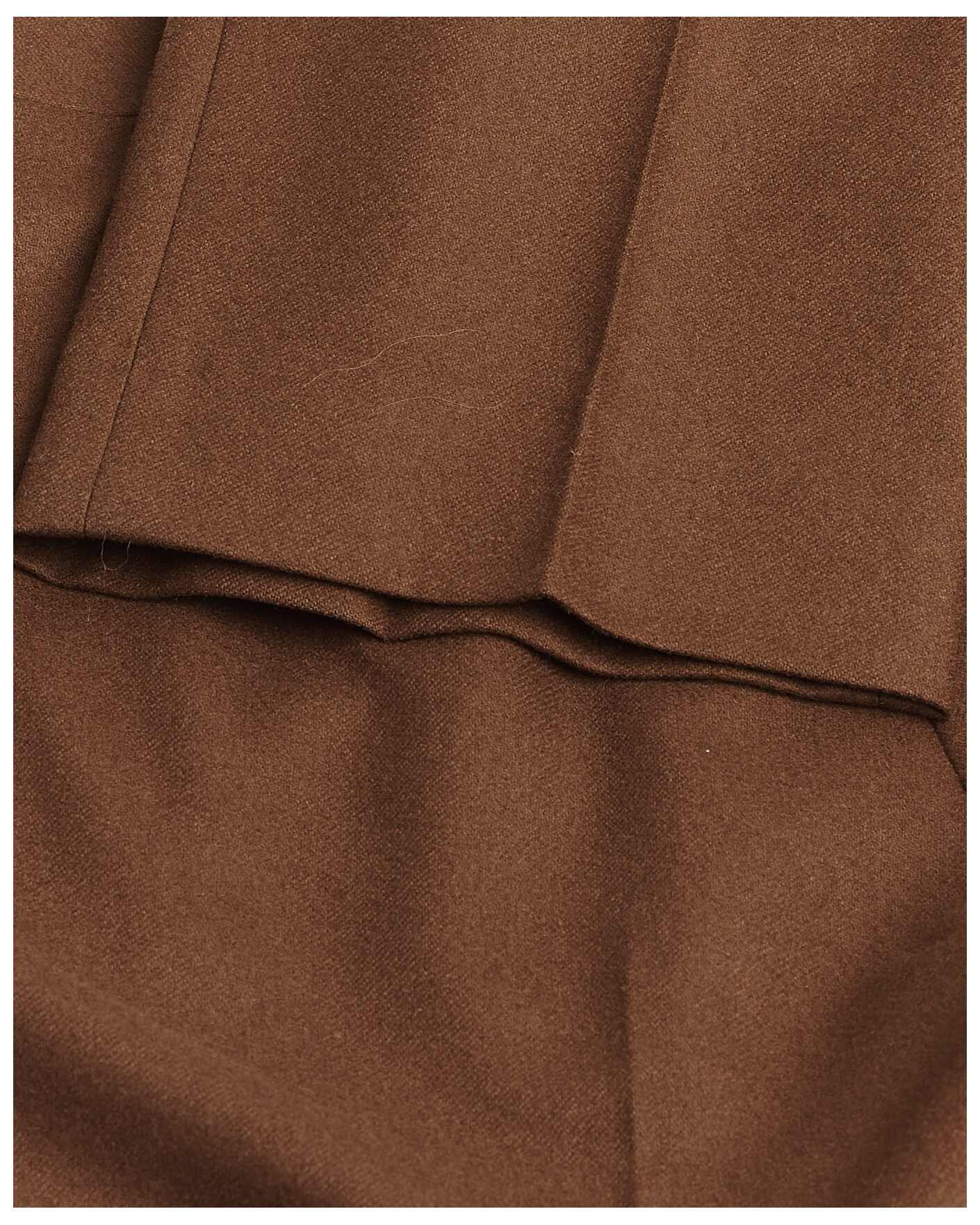 Herre | Pre-owned Bukser | Pre-owned | Santaniello Flannel Trousers Rust Brown 48