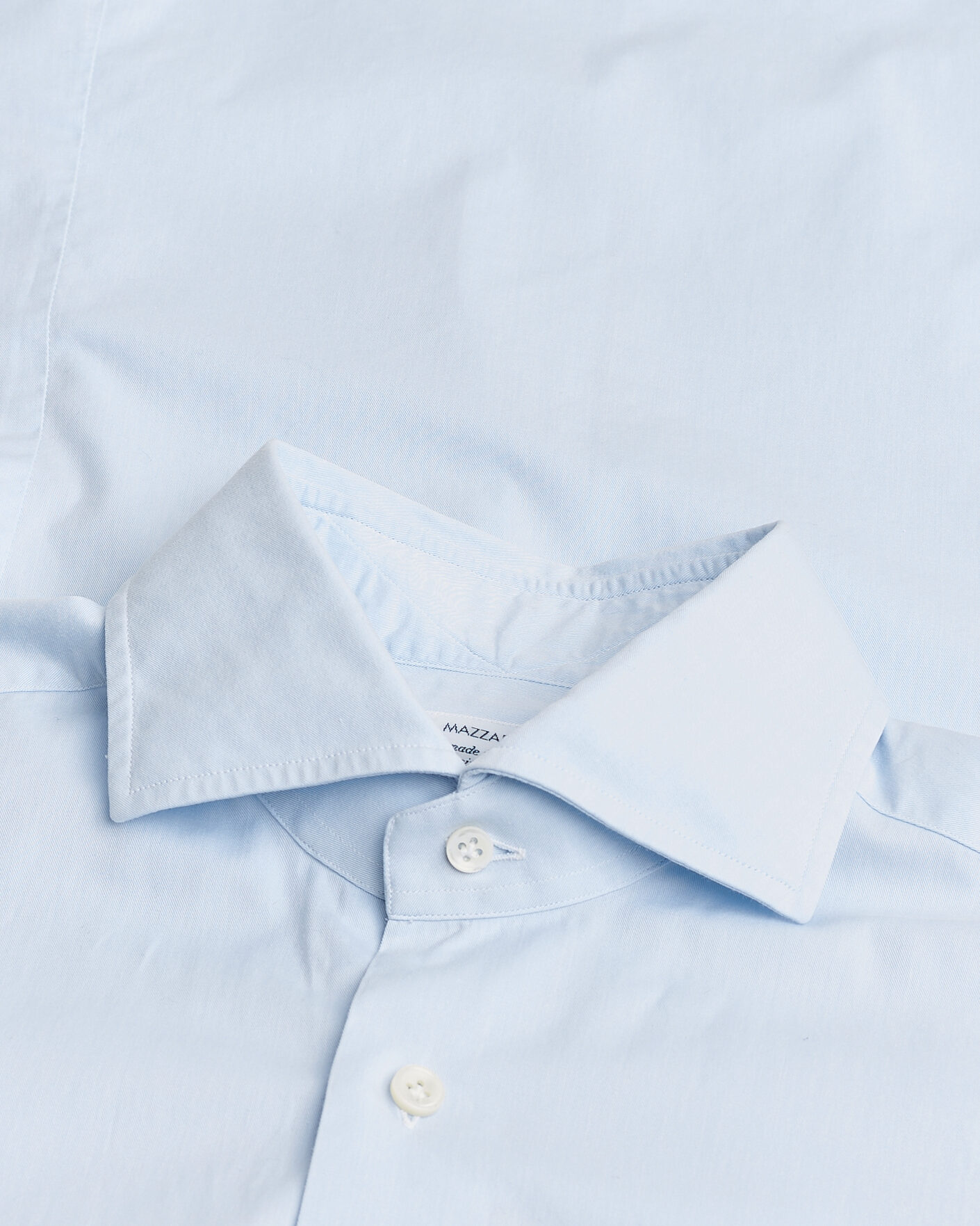 Herre | Pre-owned Skjorter | Pre-owned | Mazzarelli Soft Cotton Shirt Light Blue 39 - M