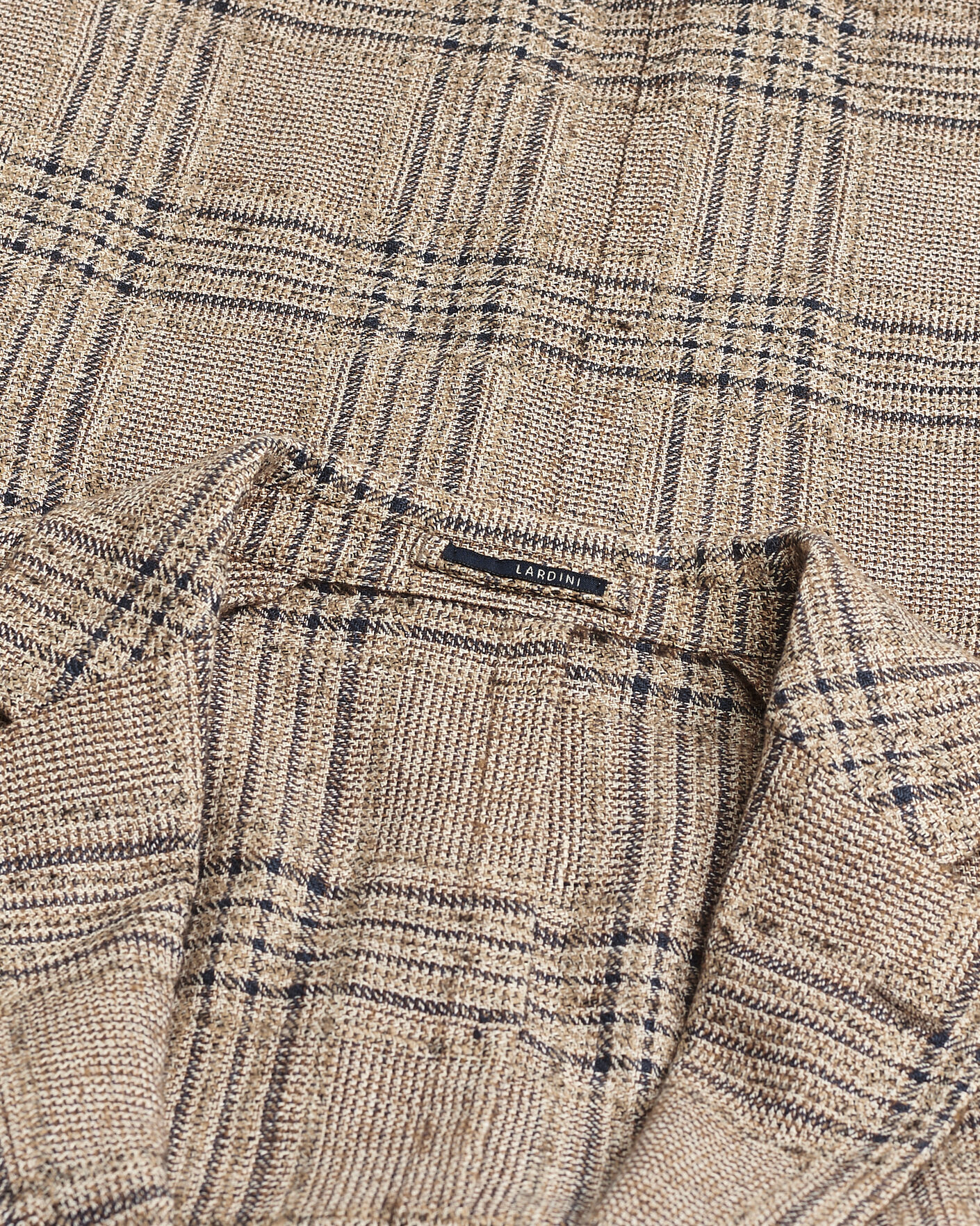 Herre | Pre-owned Blazere | Pre-owned | Lardini Silk Blend Checked Blazer Brown 54