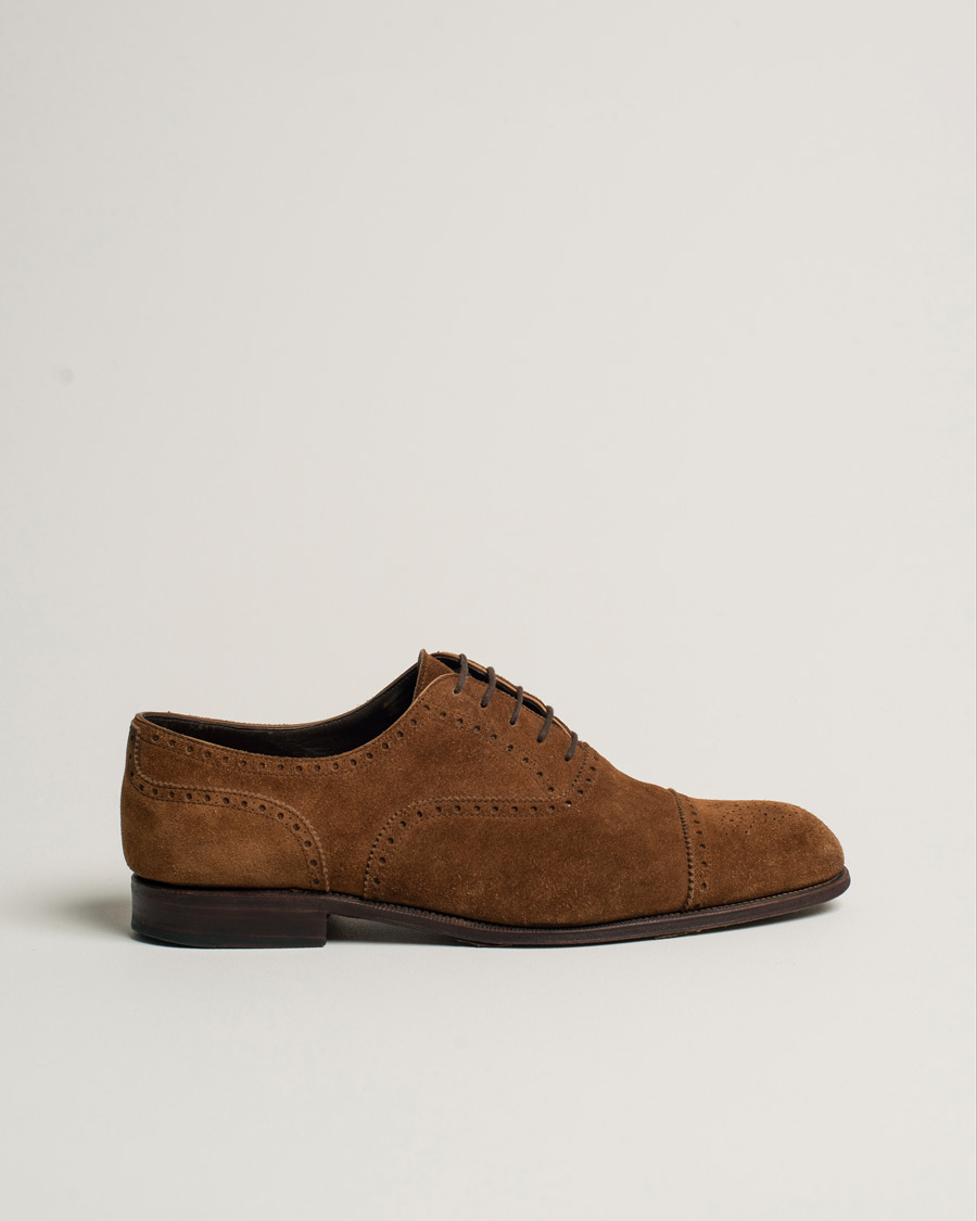 Herre | Pre-owned Sko | Pre-owned | Carmina Derbys Medium Brown Suede UK11,5 - EU45,5