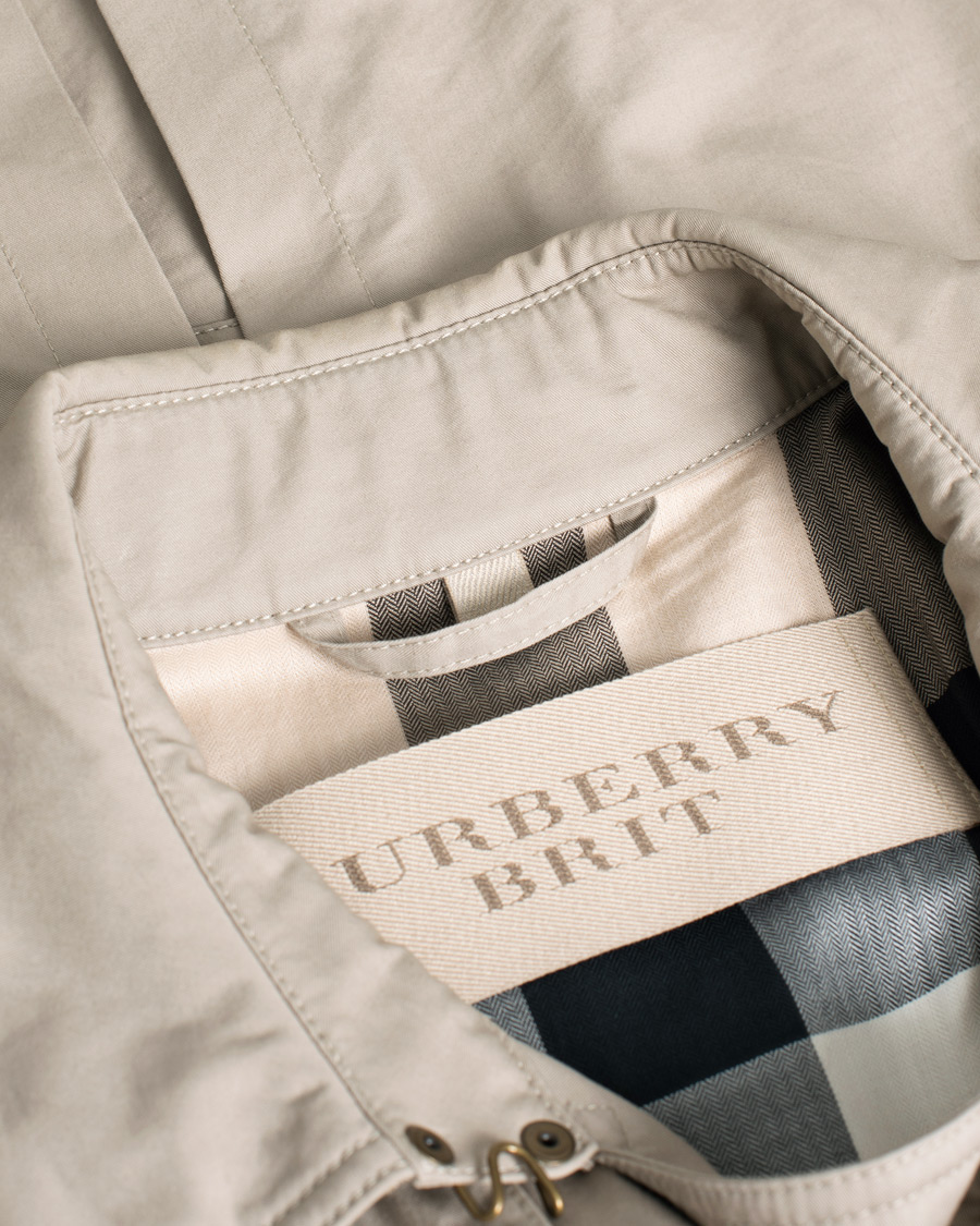 Herre | Burberry Brit Trenchcoat Beige M | Pre-owned | Burberry Brit Trenchcoat Beige M