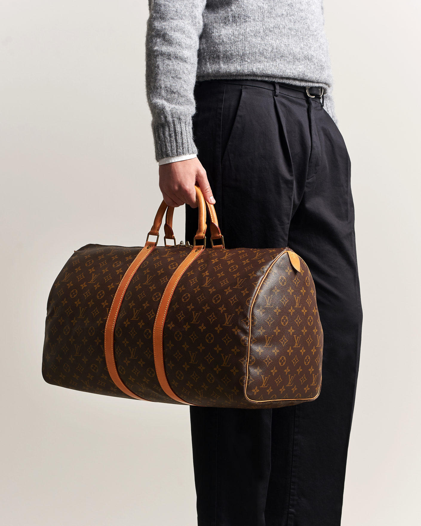 Herre | Louis Vuitton Pre-Owned Keepall 55 Monogram  | Louis Vuitton Pre-Owned | Keepall 55 Monogram 