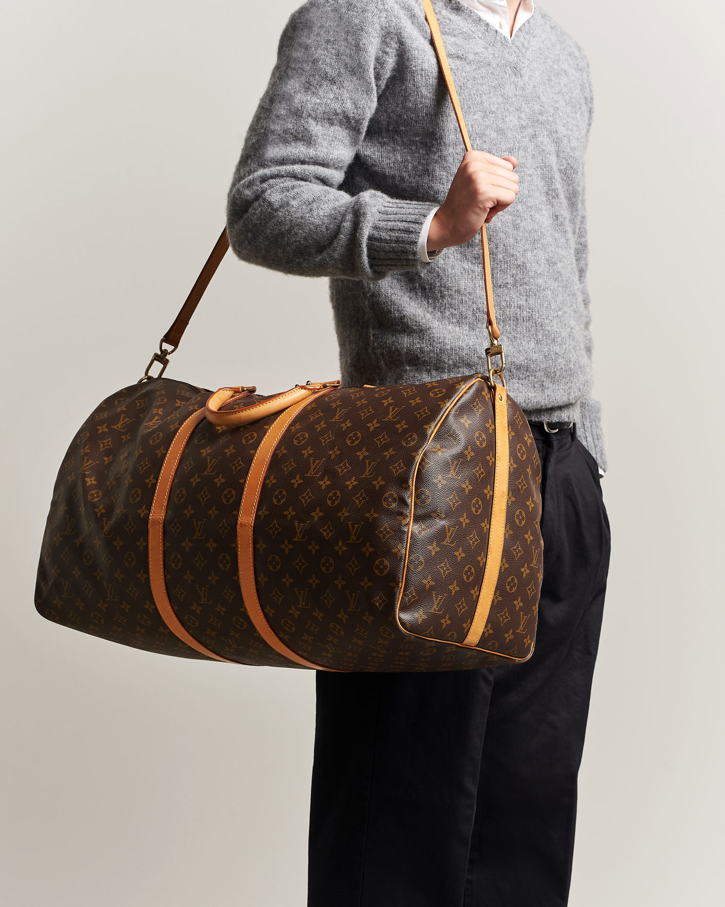 Herre | Pre-Owned & Vintage Bags | Louis Vuitton Pre-Owned | Keepall Bandoulière 60 Monogram